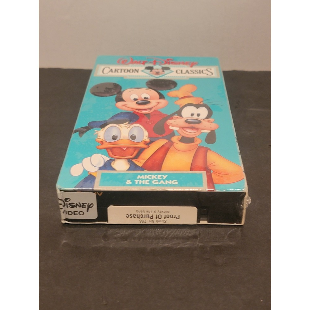 Vtg 1991 Walt Disney Cartoon Vhs Tape Classics V. 11 Mickey the Gang New Sealed - Picture 2 of 4